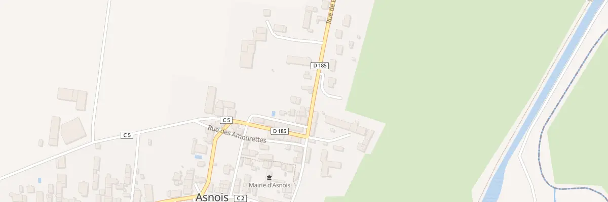 Plan du 7 Rue de Brèves à Asnois