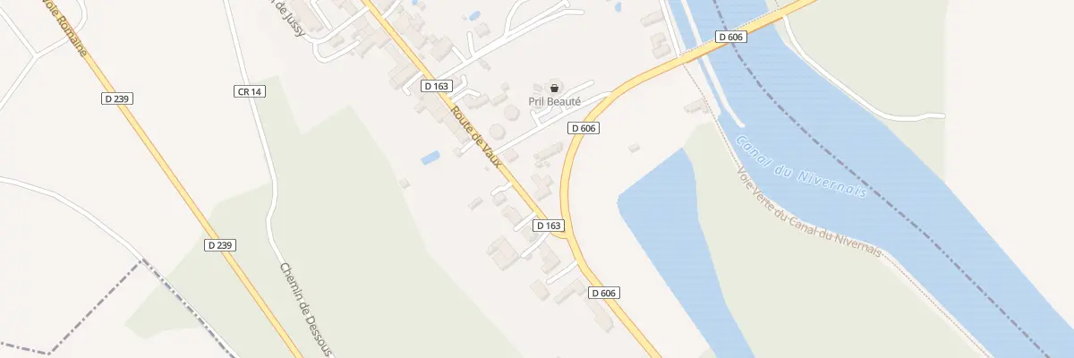 Plan du 2 Rte de Vaux à Escolives-Sainte-Camille