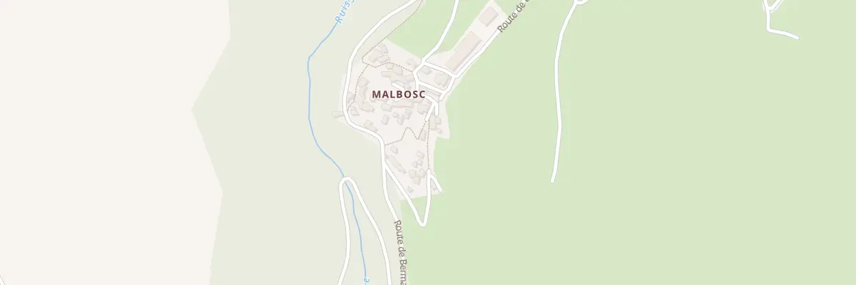 Plan du 5051 Malbosc aux Bondons