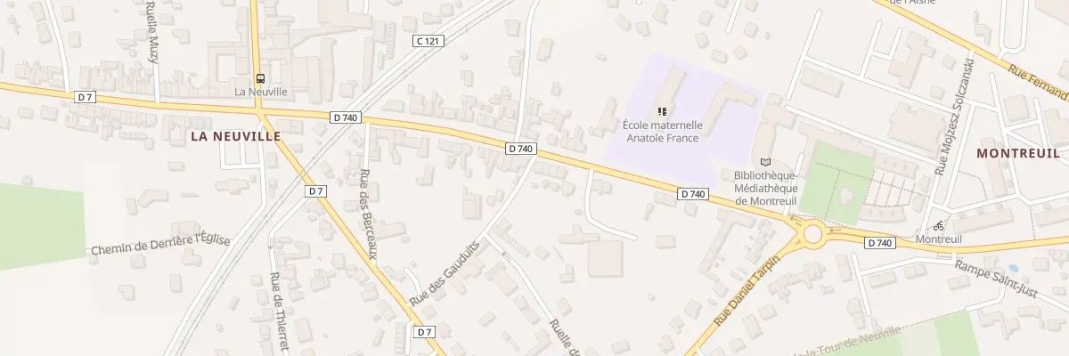Plan du 39 Rue Gabriel Péri à Laon