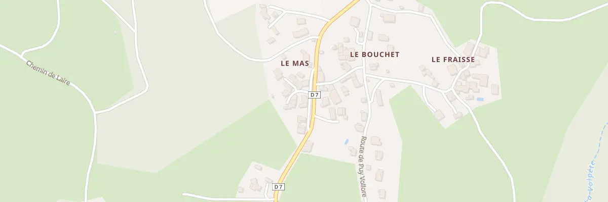 Plan du 5349 Le Mas à Vollore-Ville