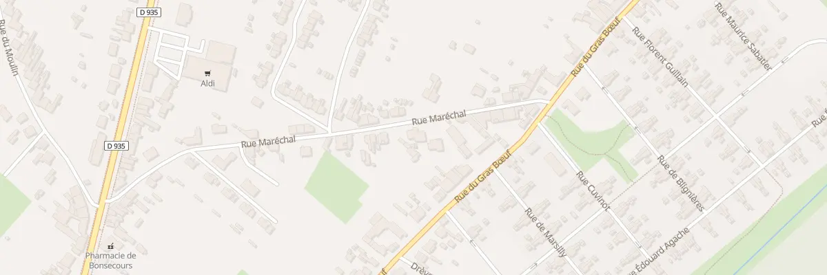 Plan du 50 Rue Maréchal à Condé-sur-l’Escaut