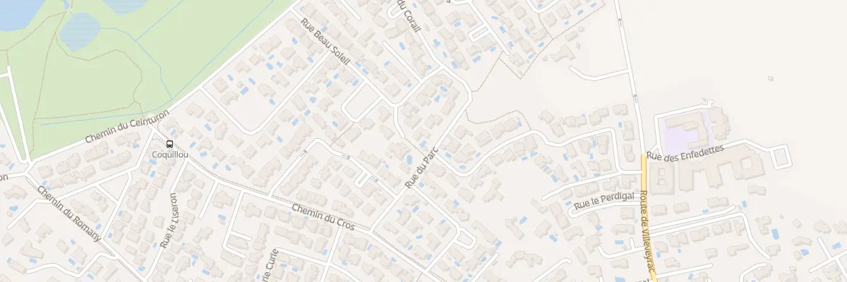 Plan du 1 Rue du Parc à Mèze