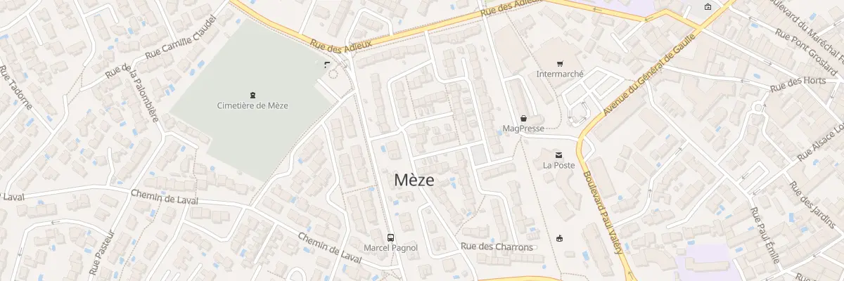 Plan du 16 Rue Raphael Bessou à Mèze