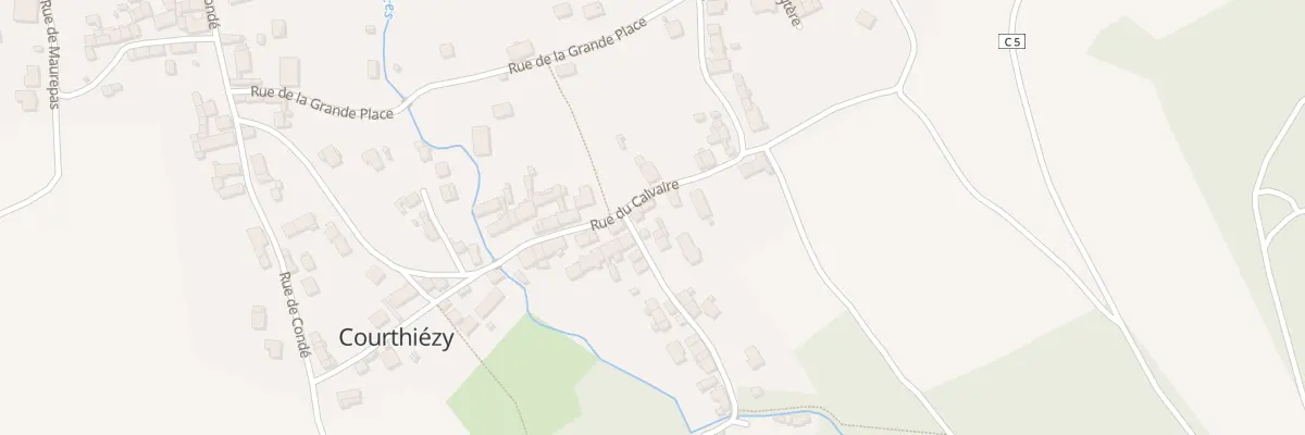 Plan du 18 Rue du Calvaire à Courthiézy