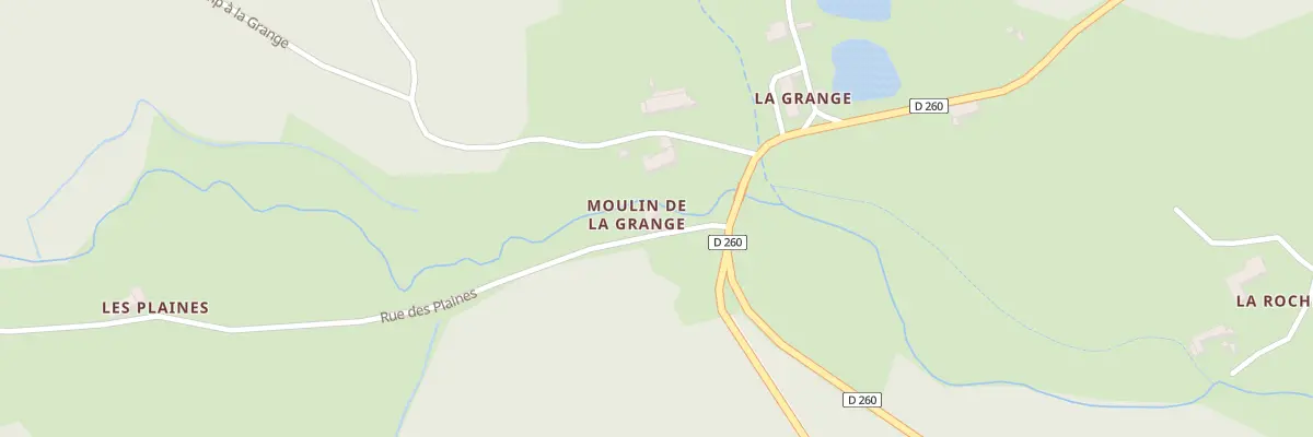 Plan du 5197 Moulin de la Grange à Saint-Bonnet-le-Bourg