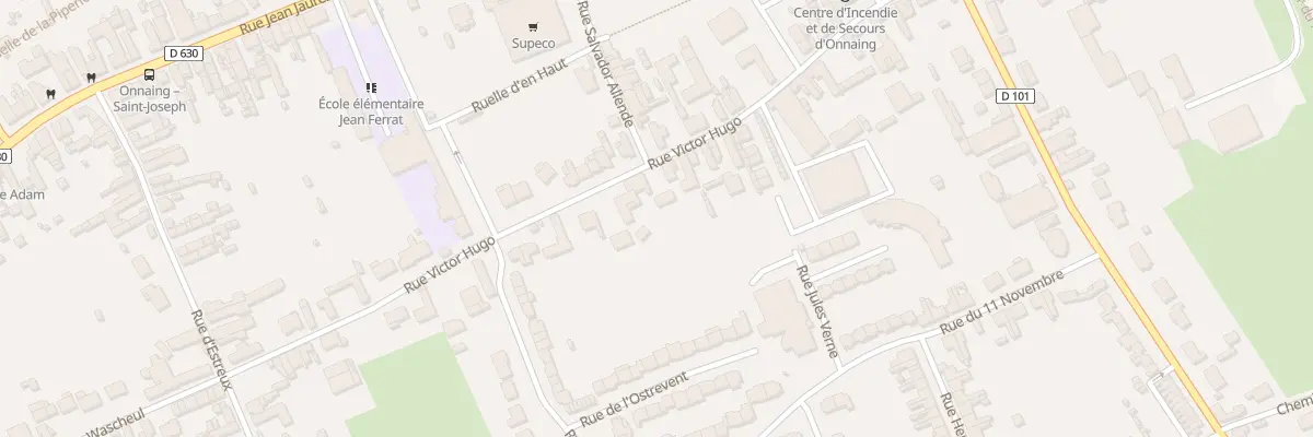 Plan du 57 Rue Victor Hugo à Onnaing