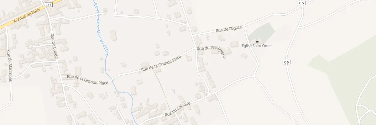 Plan du 28 Rue de la Grande Place à Courthiézy
