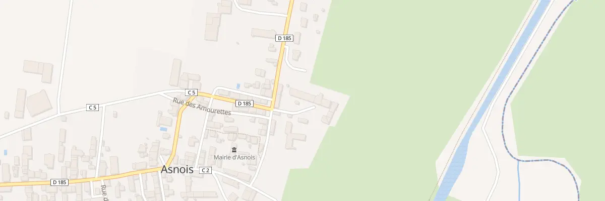 Plan du 28 Le Bourg à Asnois