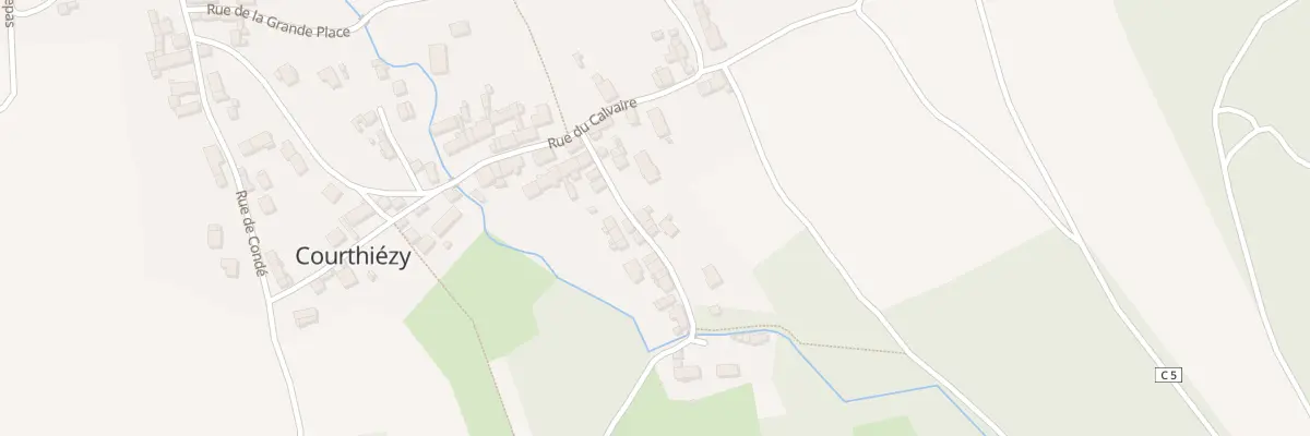 Plan du 9 Rue de l’Auvergne à Courthiézy