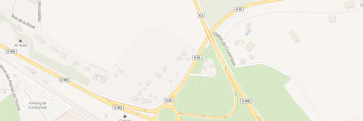 Plan du 9007 Rte de Chablis à Auxerre