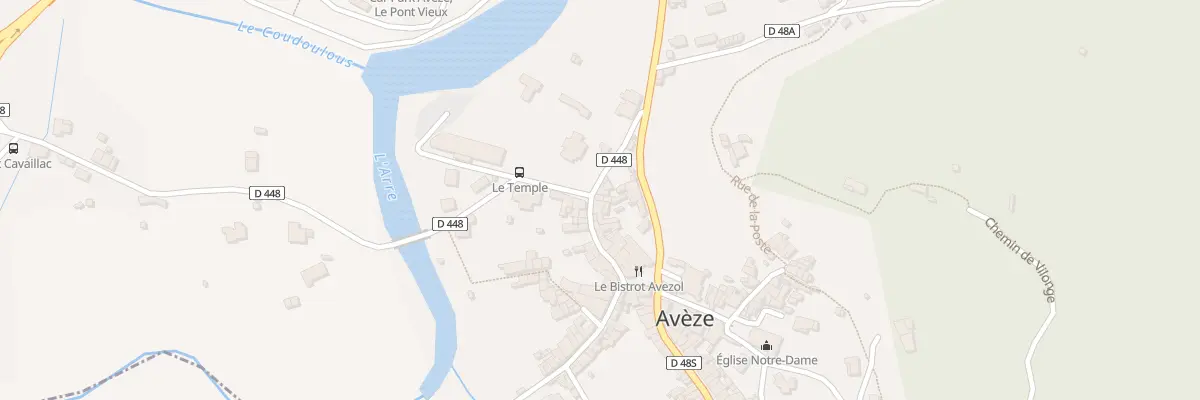 Plan du 5 Rte de Cavaillac à Avèze