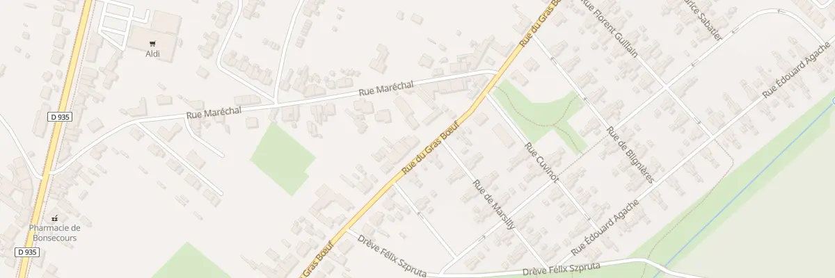 Plan du 45 Rue Gras Boeuf à Condé-sur-l’Escaut