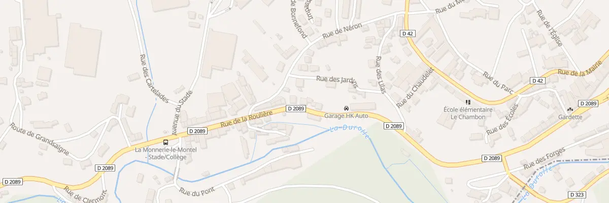 Plan du 9 Rue de la Roulière à La Monnerie-le-Montel