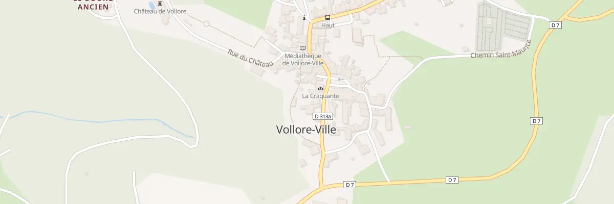 Plan du 5457 Rue du Prieuré à Vollore-Ville