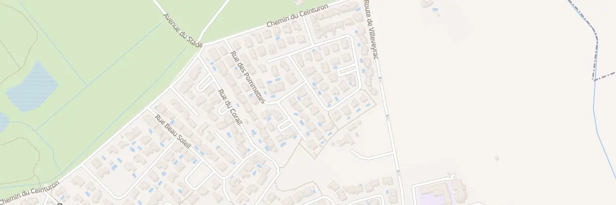 Plan du 26 Rue de l’Oree du Lac à Mèze