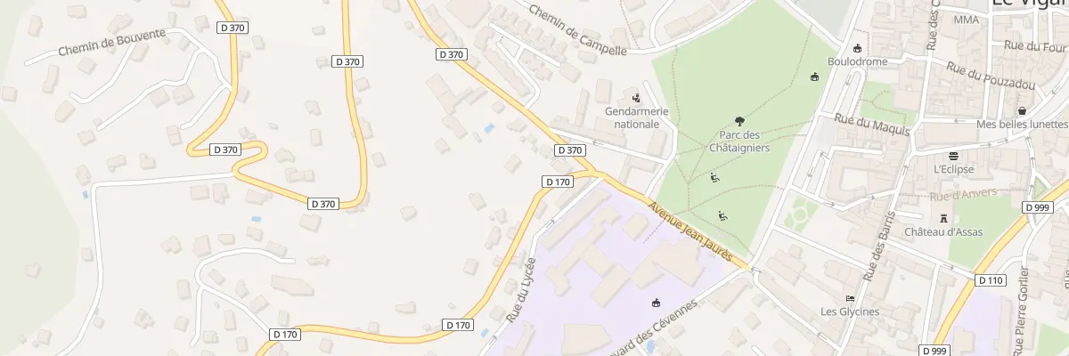 Plan du 23 Route Neuve au Vigan