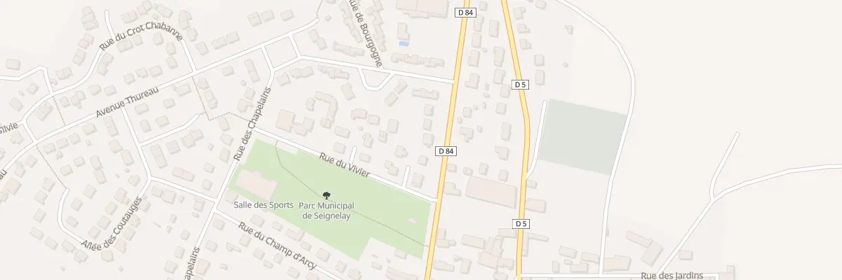 Plan du 19 Av Colbert à Seignelay