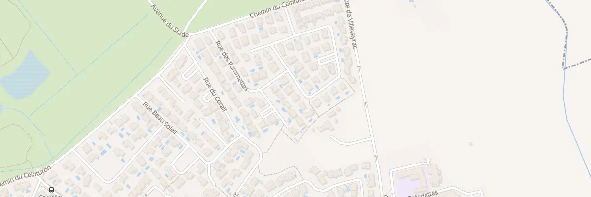 Plan du 28 Rue de l’Oree du Lac à Mèze