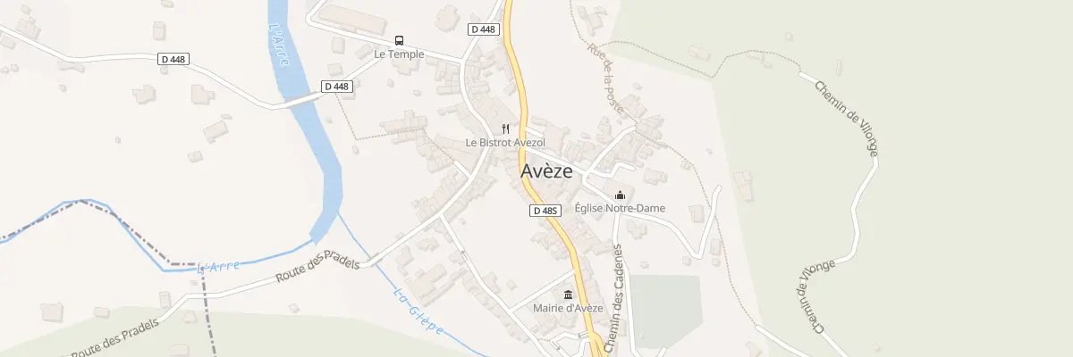 Plan du 5192 Le Village à Avèze