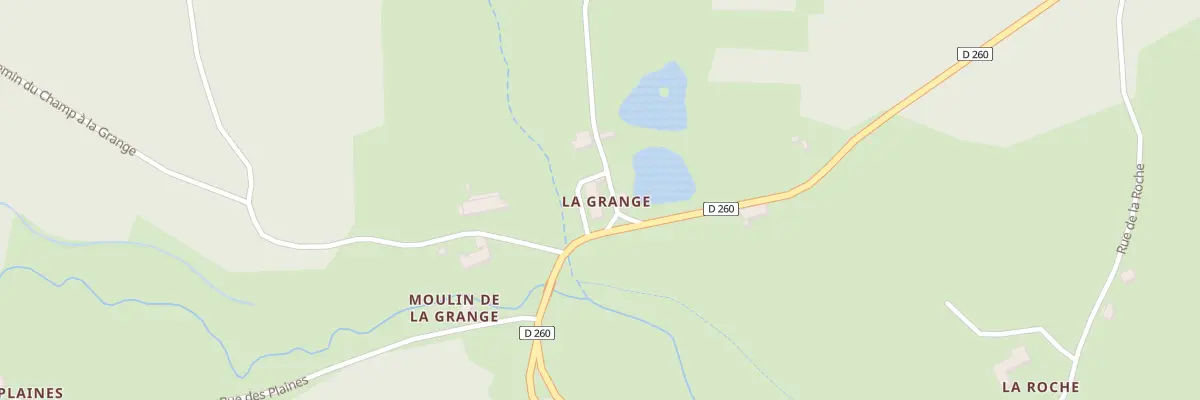 Plan du 5013 La Grange à Saint-Bonnet-le-Bourg