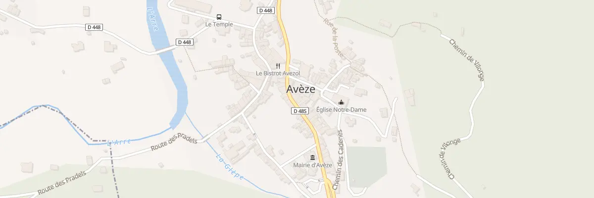 Plan du 5 Gr Grand Rue à Avèze
