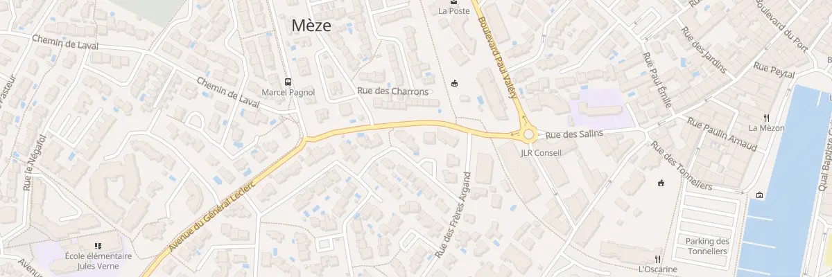 Plan du 9 Rue des Olivettes à Mèze