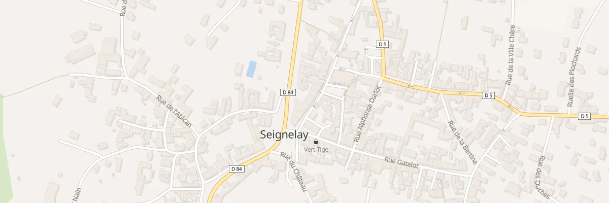 Plan du 5 Rue de l’Eglise à Seignelay