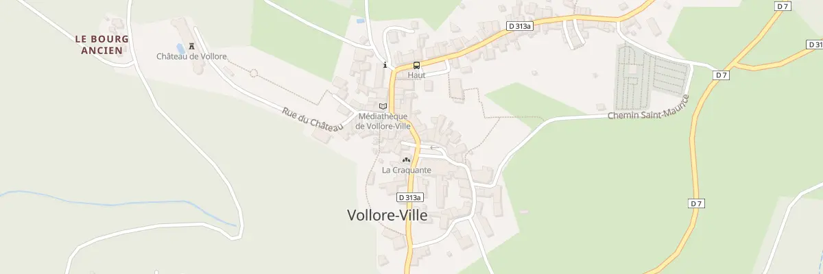 Plan du 5450 Rue de la Tourelle à Vollore-Ville
