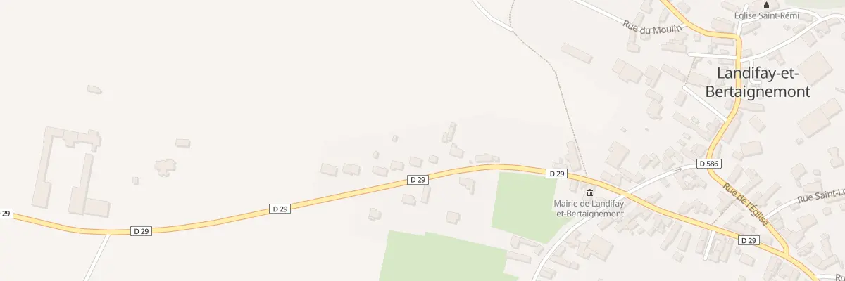Plan du 22 Rue de Saint-quentin à Landifay-et-Bertaignemont
