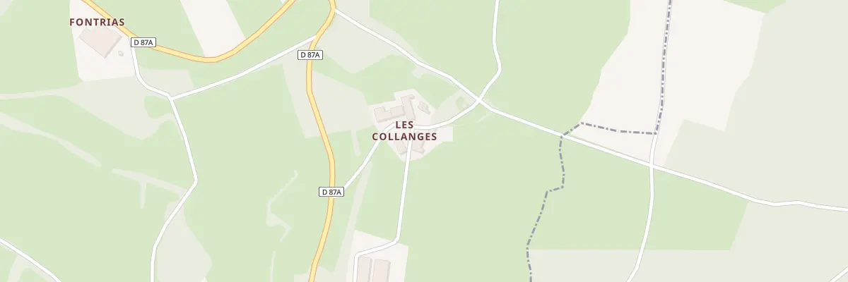 Plan du 5033 Les Collanges à Cunlhat