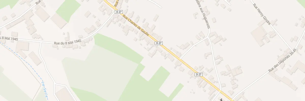 Plan du 22 Rue Charles de Gaulle à Wassigny