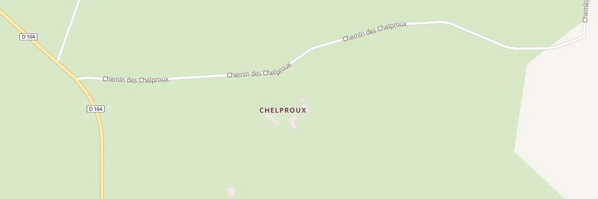 Plan du 332 Che des Chelproux à Thiel-sur-Acolin