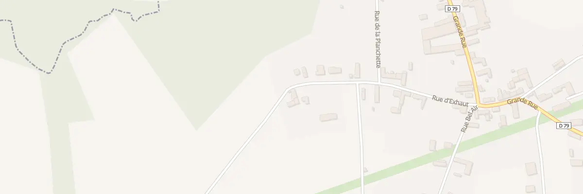 Plan du 25 Rue d’Exhaut à Flacy