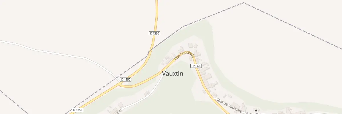 Plan du 24 Rue Principale à Vauxtin