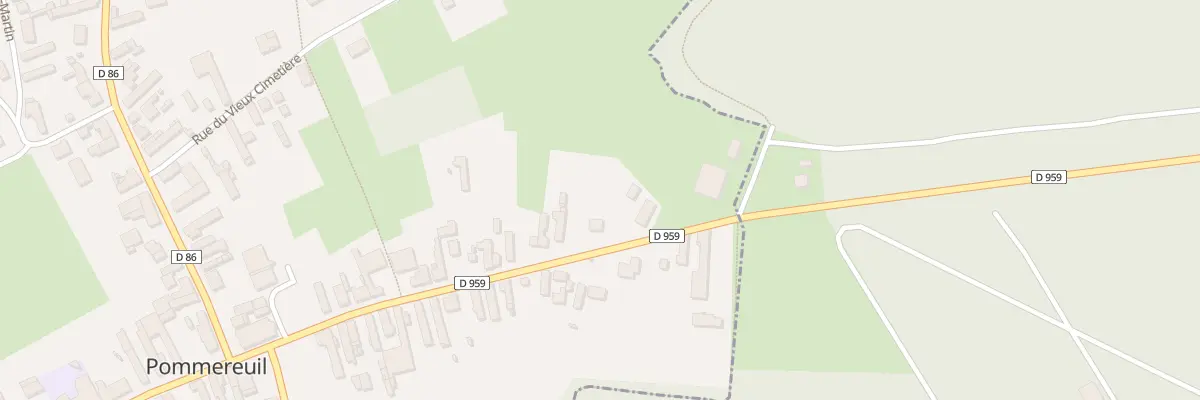 Plan du 25 Rue du Donjon à Pommereuil
