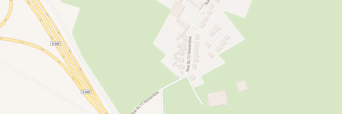 Plan du 40 Rue du 11 Novembre à Curgies