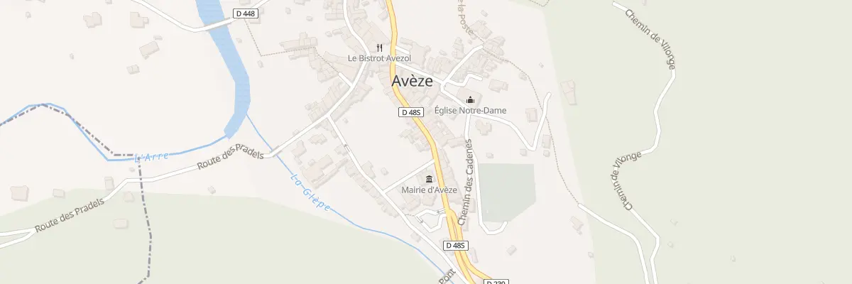 Plan du 5168B Le Village à Avèze