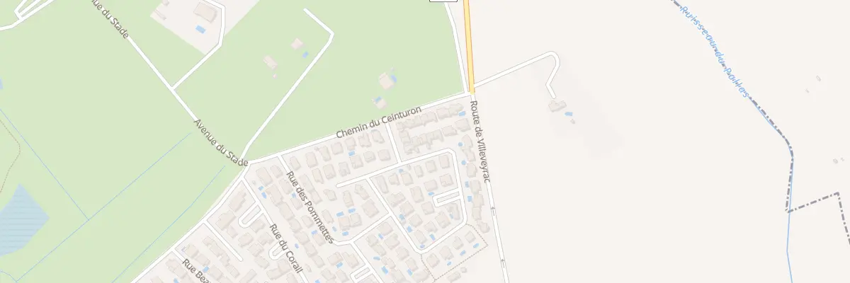 Plan du 62 Rue de l’Oree du Lac à Mèze