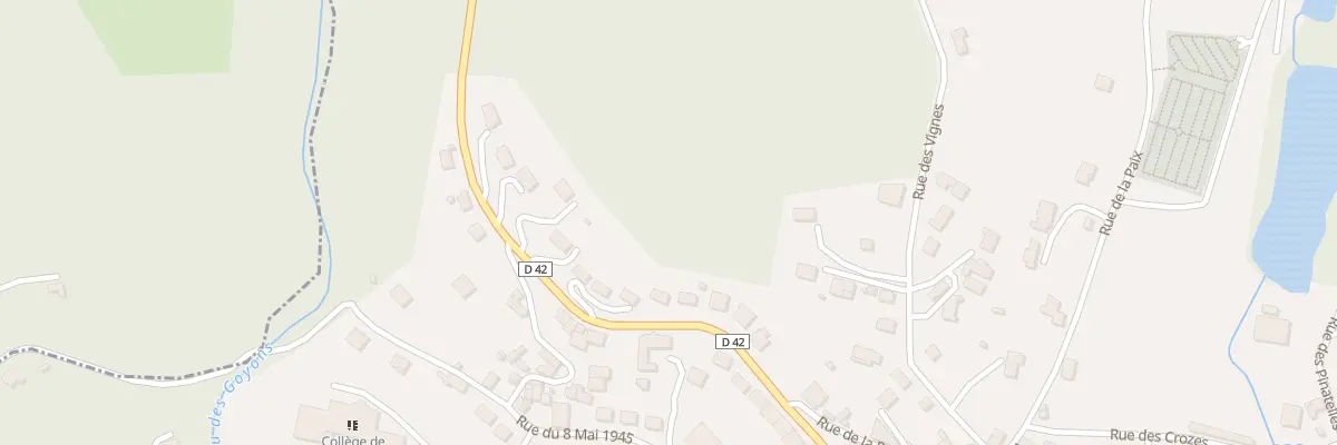 Plan du 27 Rue du 11 Novembre à La Monnerie-le-Montel