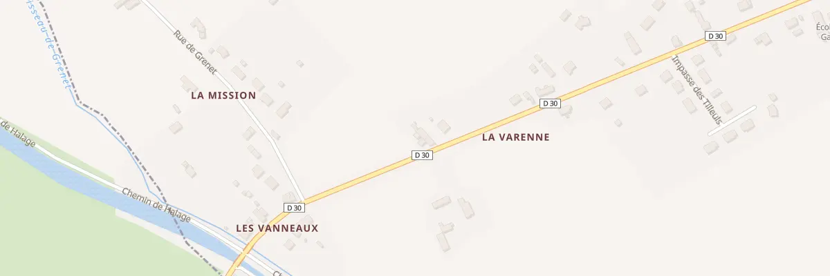 Plan du 5083 La Varenne à Gannay-sur-Loire