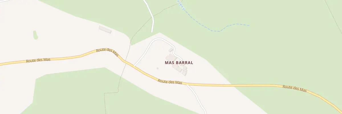 Plan du 5036 Mas de Barral à Aumelas