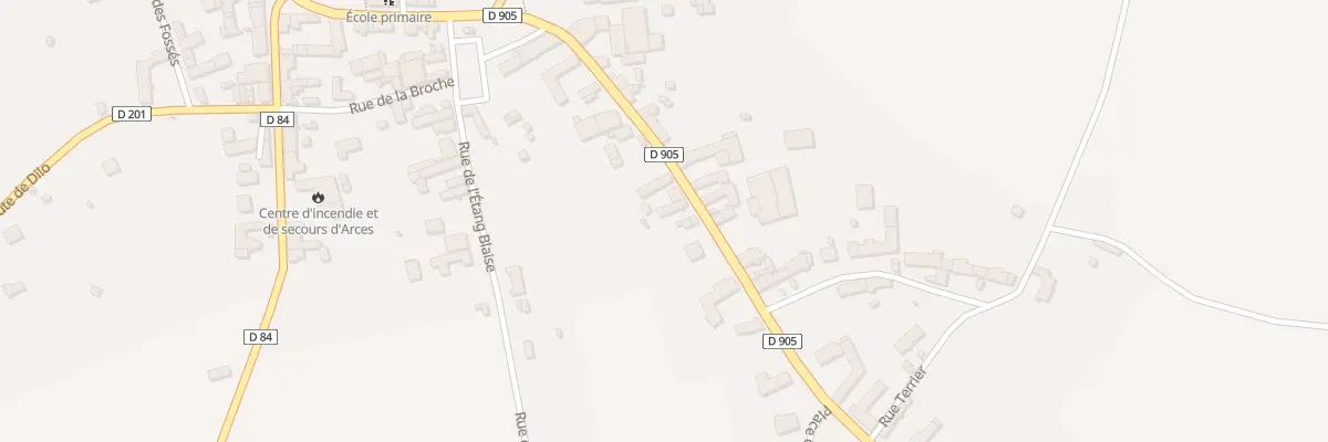 Plan du 10 Rte de Saint Florentin à Arces-Dilo