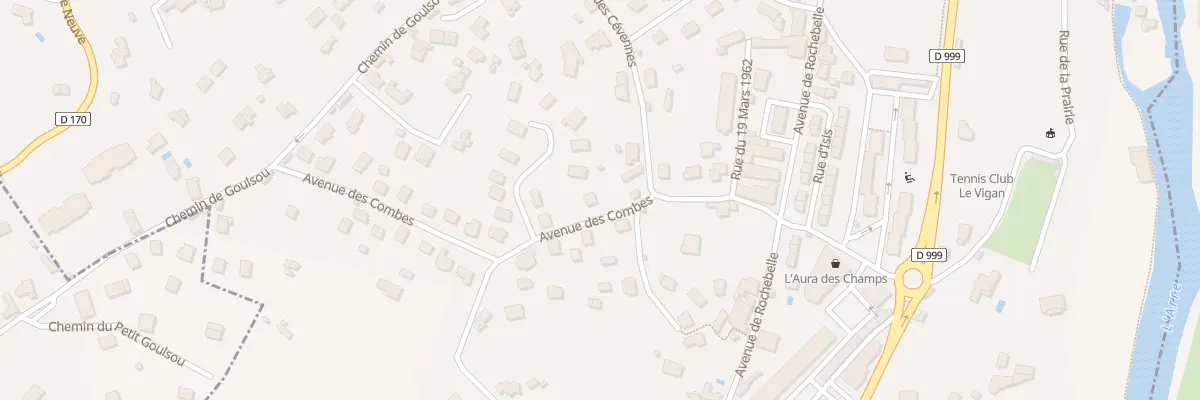 Plan du 2B Av des Combes au Vigan