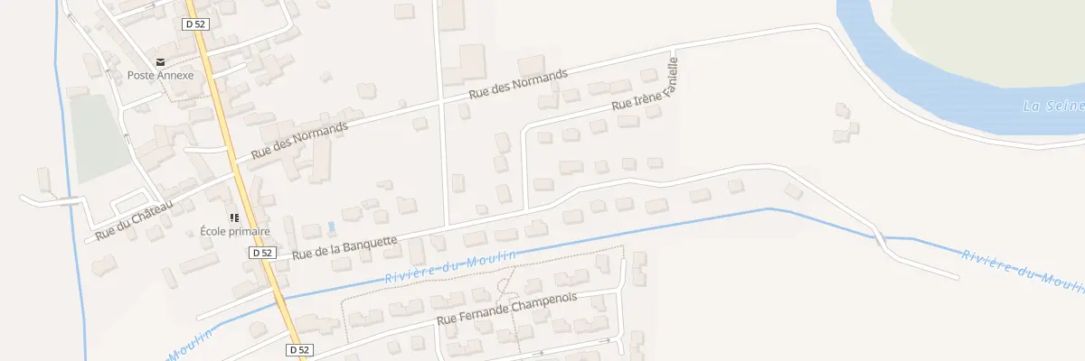 Plan du 9 Rue de la Banquette Prolongee à Pont-sur-Seine