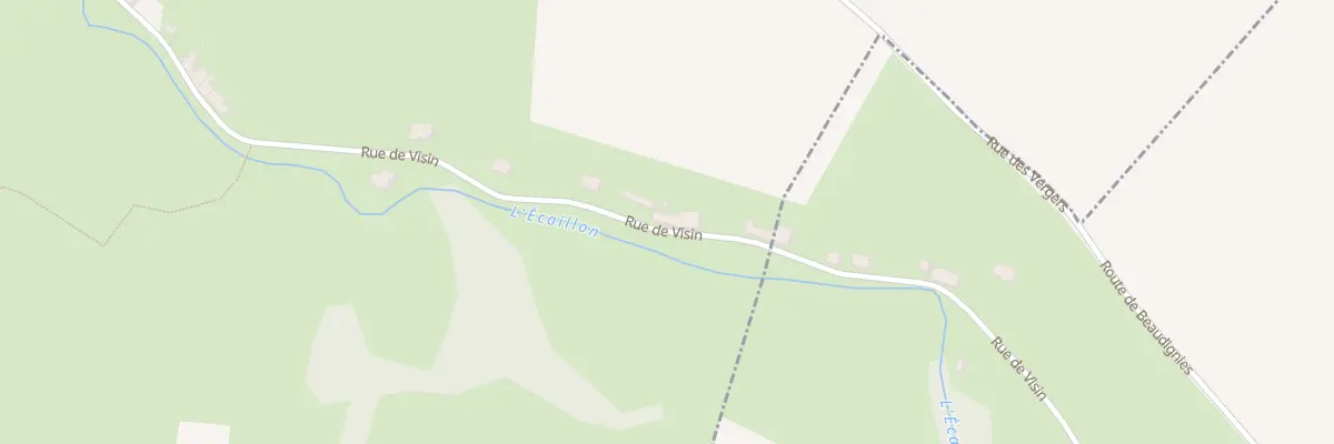 Plan du 25 Rue de Visin à Beaudignies