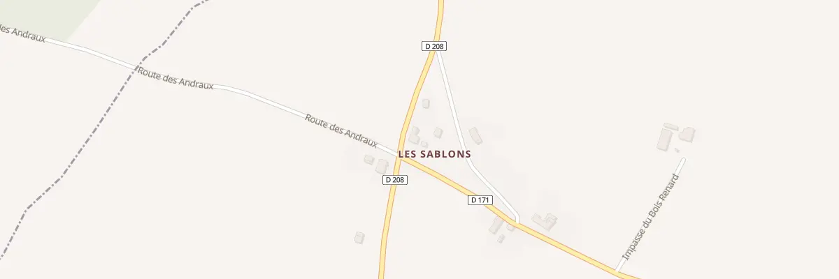 Plan du 5003A Les Sablons à Saint-Christophe-en-Bourbonnais