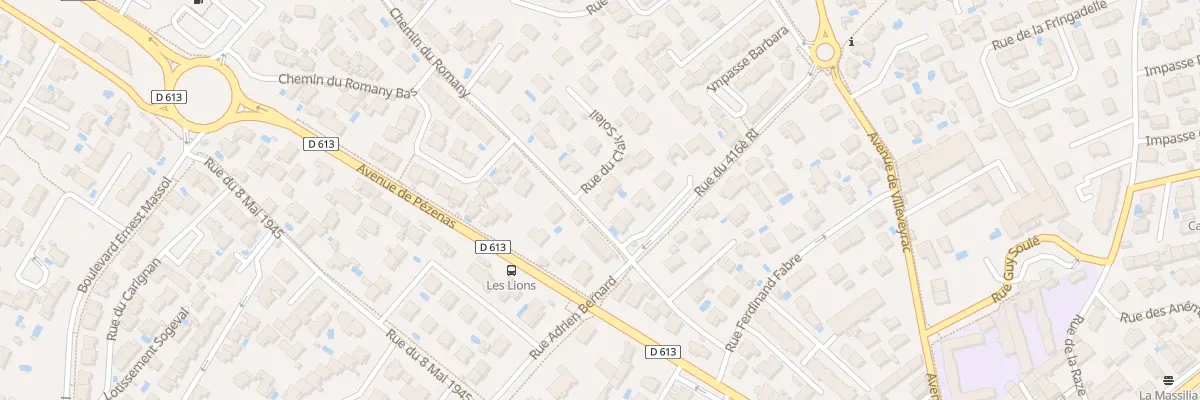 Plan du 1 Rue du Clair Soleil à Mèze