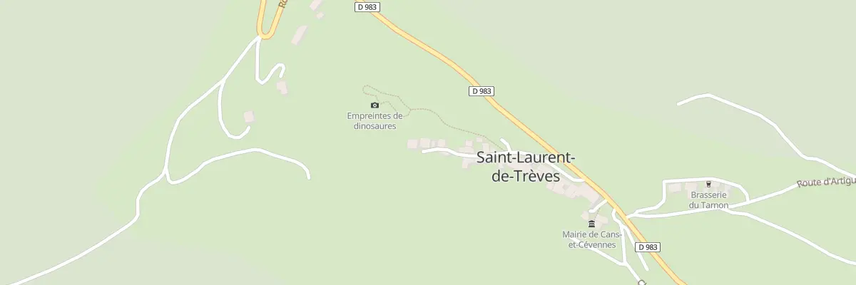 Plan du 5024 Saint Laurent de Treves à Cans et Cévennes