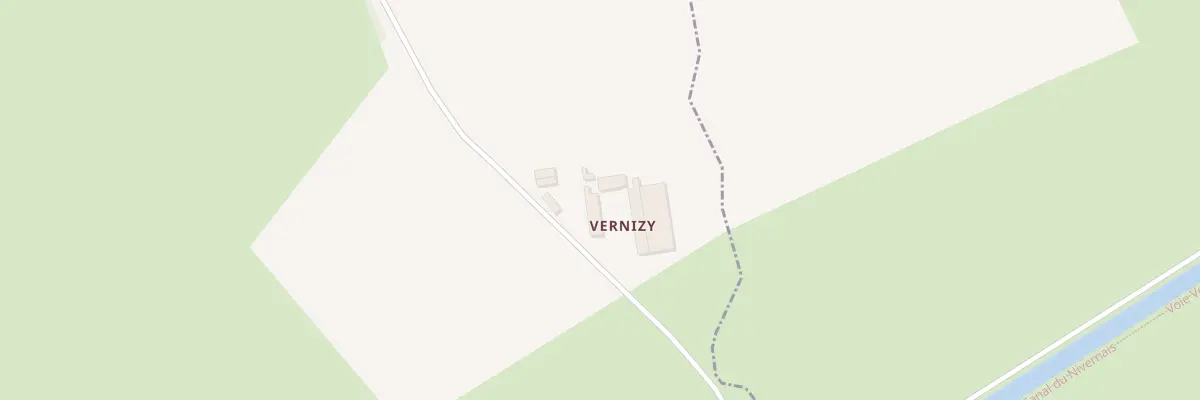 Plan du 155 Vernizy à Cercy-la-Tour